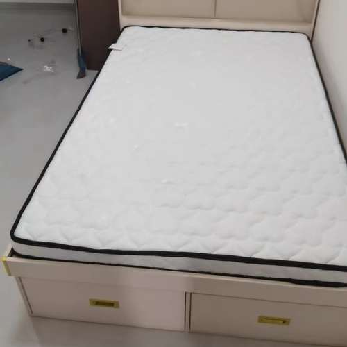 清倉 實木儲物床