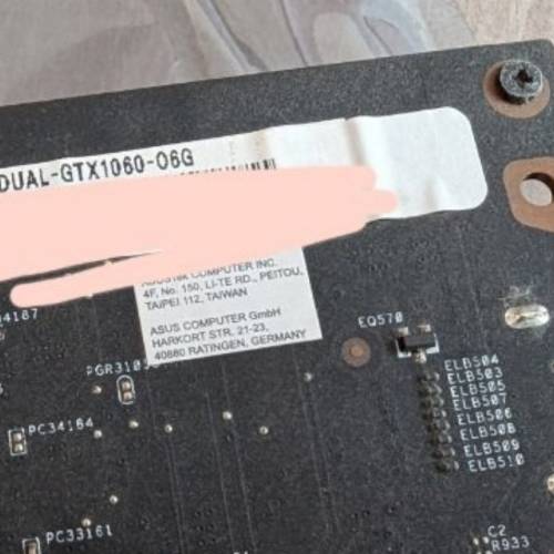 Asus 華碩顯卡 GTX1060 6GB 白色