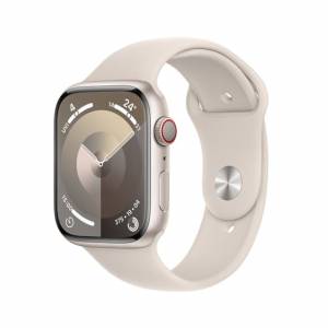 全新 Apple 蘋果 Watch Series 9 GPS + 流動網絡 41mm 午夜暗色/星光色/銀色/粉紅色...