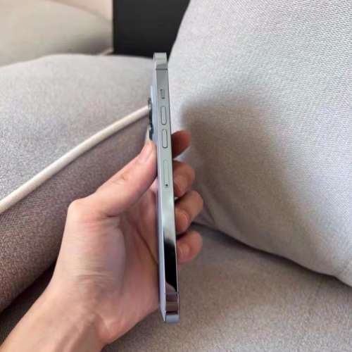 iPhone 13 Pro Max 1tb 天藍峰，5G 雙咭/電池效能91 ％，使用原裝case 同貼mon貼
