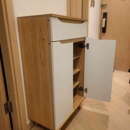 抽屜式實木鞋櫃玄關鞋櫃