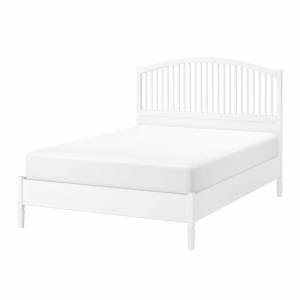White Wooden Queen Bed Frame