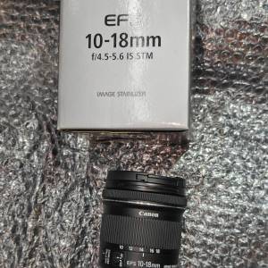 Canon 10-18 Macro IS STM EFS