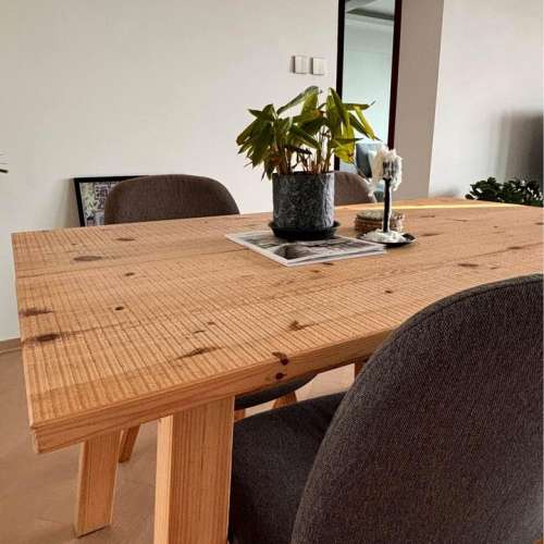 全新實木餐桌椅