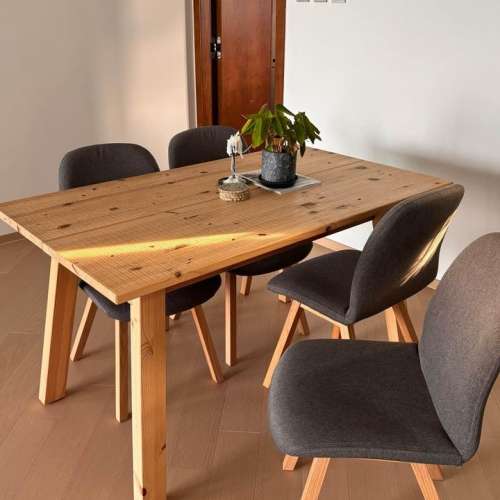 全新實木餐桌椅