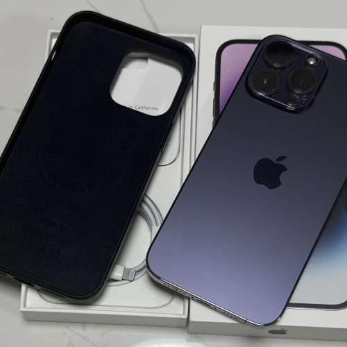 98 ％ new iPhone 14 Pro Max 256g ( 93 ％ 電 ）靚仔好少用