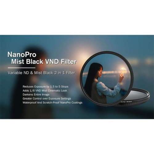 HAIDA Mist Black Variable ND Filter 1/8 For Tamron 10-24mm F3.5-4.5 黑柔焦連可...