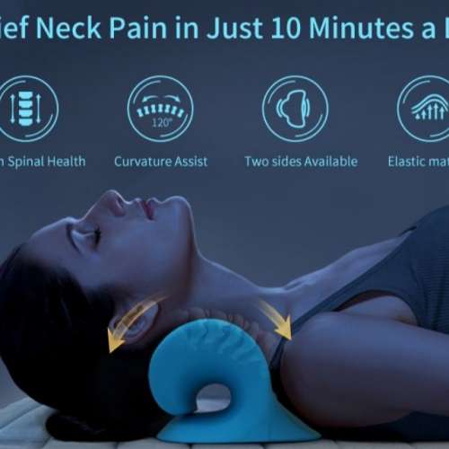 頸椎 承托 矯正 按摩枕