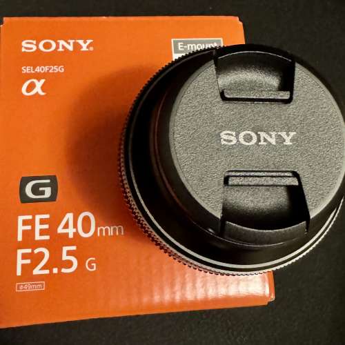 Sony FE 40mm F2.5 G (SEL40F25G)