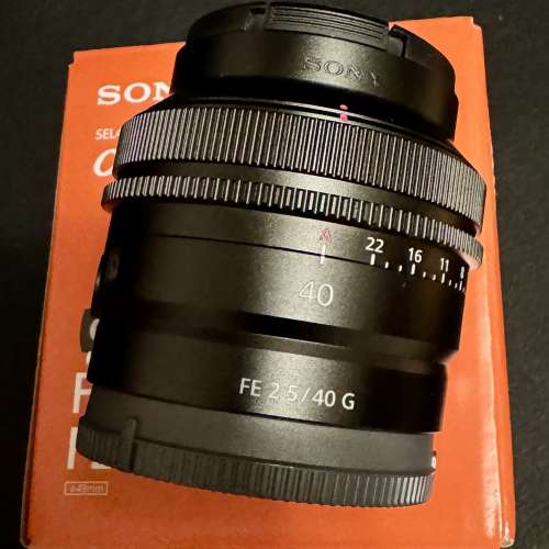 Sony FE 40mm F2.5 G (SEL40F25G)