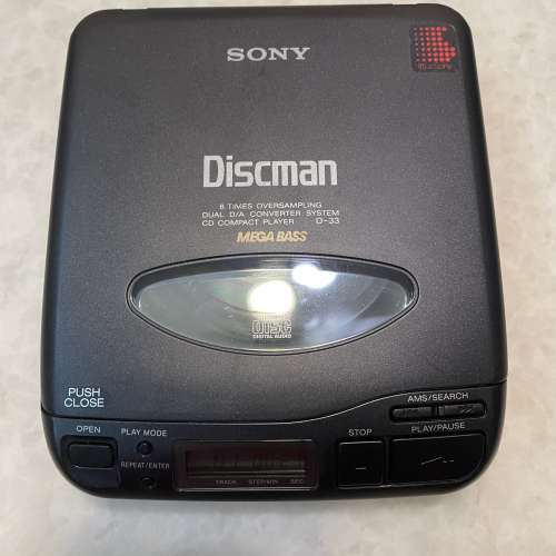 sony d-33 discman walkman cd player 全正常