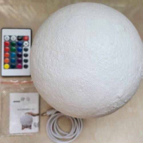 氣氛 遙控LED月球燈 moon light, USB 充電