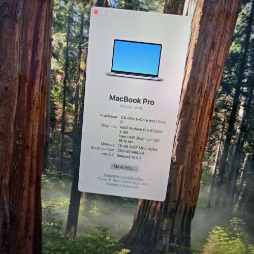 MacBook Pro 16寸 2019