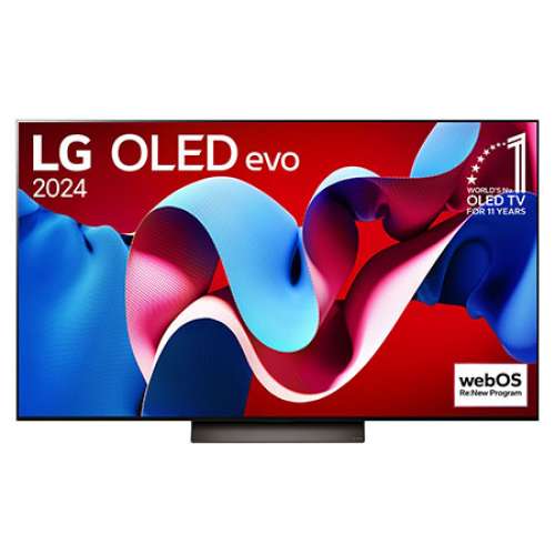 100% 全新 LG OLED EVO TV C4 4K SMART TV 行貨電視