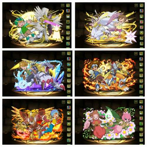 齊Gundam Seed Freedom 主角 另有數碼暴龍主角 puzzle and dragon 龍族拼圖