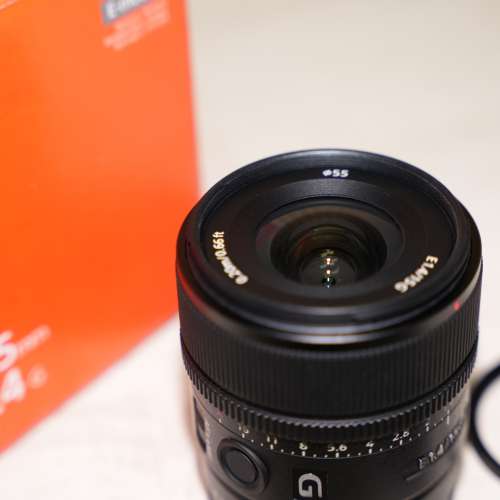 Sony E 15mm F1.4 G