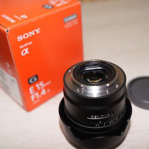 Sony E 15mm F1.4 G