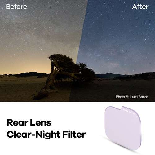 Haida Rear Lens Clear-Night Filter for Sony FE 12-24mm f/2.8 GM Lens 後置抗光...