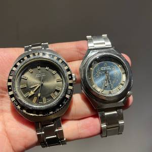 Zenith vintage diver 1000m   and  zenith defy