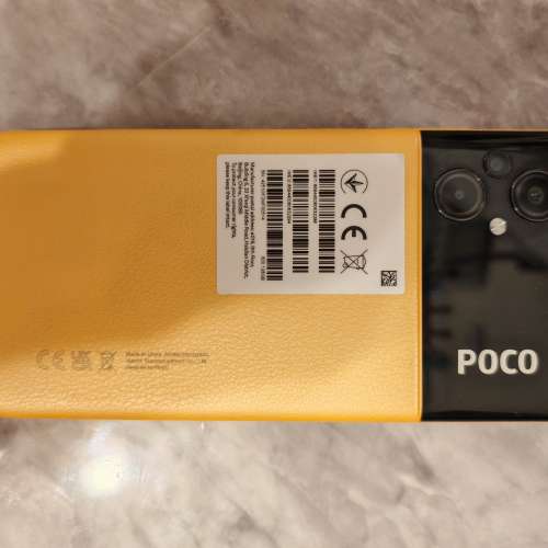 已過保超靚仔FULL BOX SET9成新港行小米Poco M5黃色 6+128GB