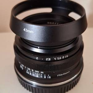 極新TTartisan銘匠25mm f2 
z mount (z50, zfc, z30)