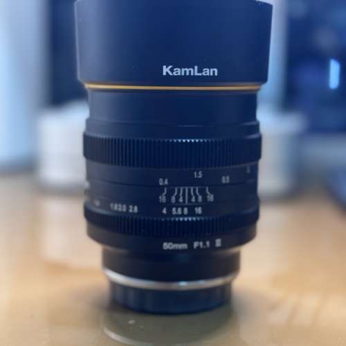 Kamlan 50mm F/1.1 Ⅱ 標准定焦APS-C畫幅微單鏡頭