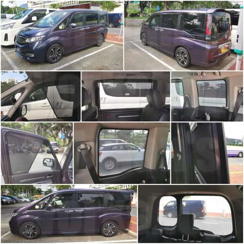 Honda Stepwgn Spada 全車磁石濾光窗網太陽擋