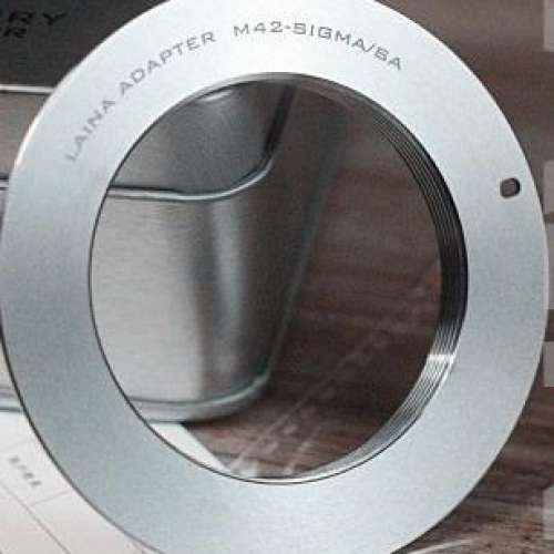 M42 Type 2 Screw Mount SLR Lens To SIGMA SA Mount Adaptor (封針，金屬接環)
