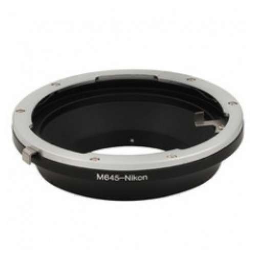 Lens Mount Adapter - Mamiya 645 (M645) Mount Lenses to Nikon F Mount SLR Camera