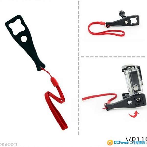 Tighten Knob Bolt Nut Screw Spanner Tool with Safety Rope For Gopro
