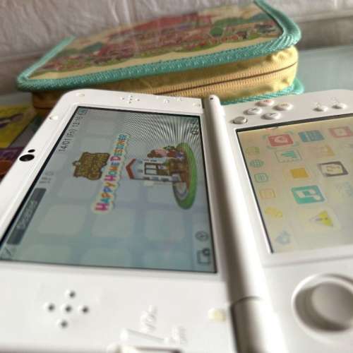極罕有 New 3DS XL 動物森友會 快樂之家設計師 限定主機，上 IPS Mon 極新美品 絕版...