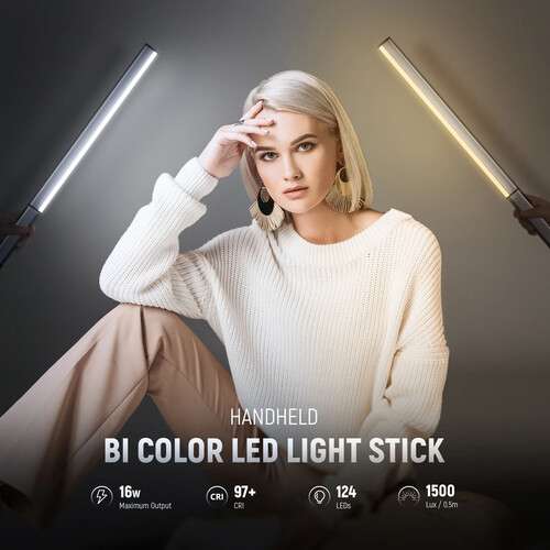 Neewer CL124 Pro Bi-Color LED Light Stick (22") 手持補光燈