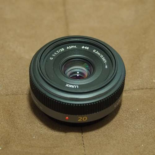 【保養極佳】Panasonic LUMIX G 20mm / F1.7