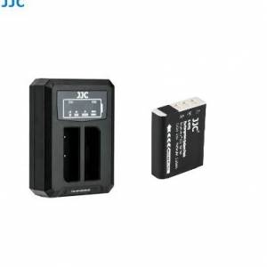 JJC  Fujifilm NP-95 / Ricoh DB-90  Battery With USB Dual Slots Charger 電池連...