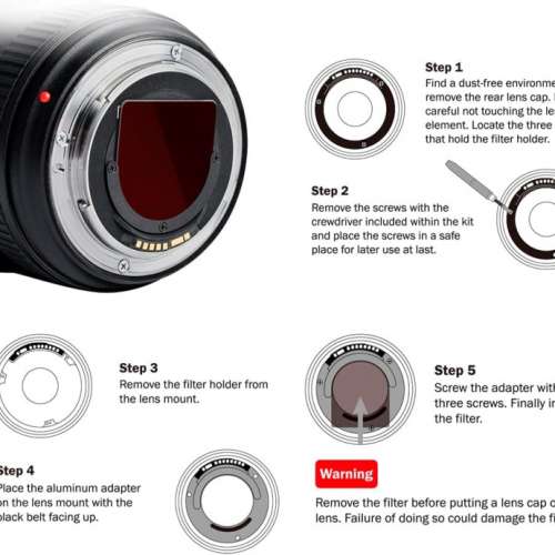 Haida Rear Lens Filter Kit For CANON EF 17-35mm f/2.8L USM 後置濾鏡套裝