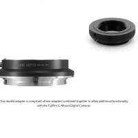 LAINA Lens Mount Double Adapter For T-Mount (T / T-2) SLR Lens To GFX