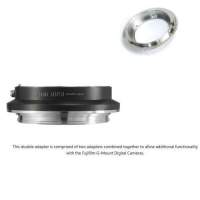 LAINA Lens Mount Double Adapter For  Icarex BM 35S Lens To FujiFilm GFX