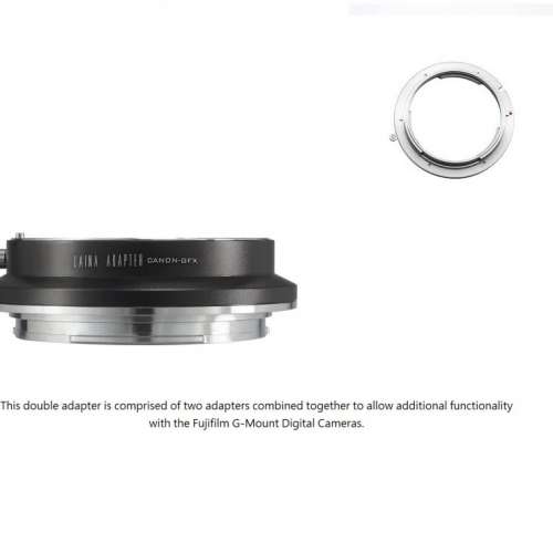 LAINA Lens Mount Double Adapter For Leica R SLR Lens To Fujifilm GFX