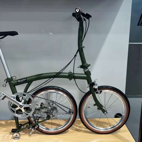 2024 新款 RUHM C7 7速 鉻鉬鋼折叠車 送前後蛙燈叮叮