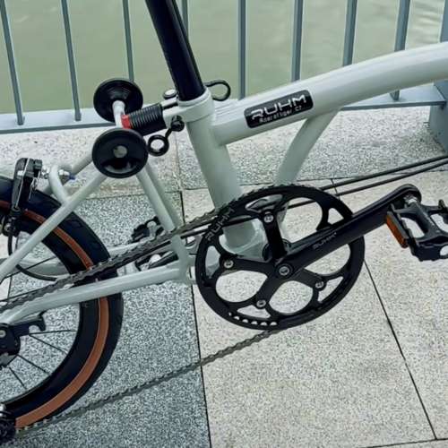 2024 新款 RUHM C7 7速 鉻鉬鋼折叠車 送前後蛙燈叮叮