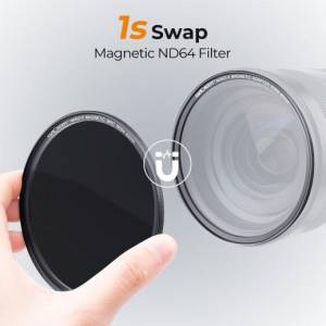 K&F Concept Quick Swap System Nano X Series MRC ND64 Magnetic Lens - 67mm