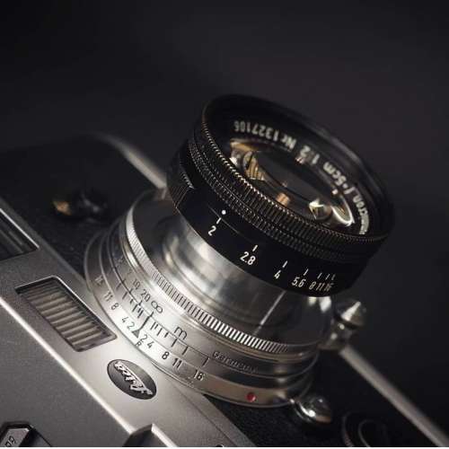 Leica Summicron 50mm F2 v1 collapsible (Kanto repaint)