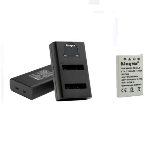 KINGMA EN-EL5 Lithium-Ion Battery 代用鋰電池 (3.7V，1180mAh)