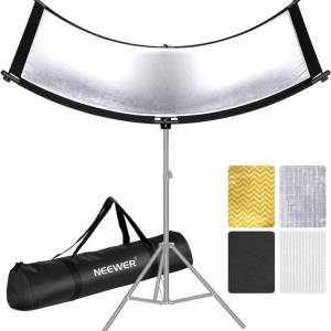 NEEWER 100 x 45 cm Clamshell Black / White / Gold / Silver Light Reflector