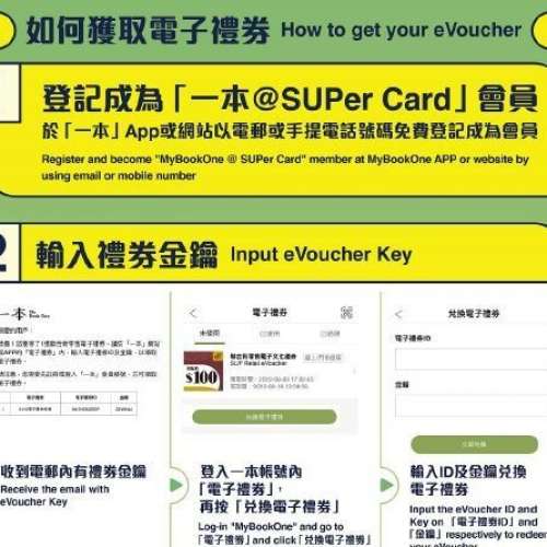 (线上交收)聯合新零售電子文化禮券 三聯書店、中華書局、商務印書館各香港門市及「...