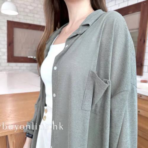 Whybuyonline 防曬綿綿薄外套 白色 軍綠色 (原價$239)