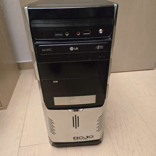 DIY電腦, 第9代處理器i3 9100F CPU, M.2 256G SSD, DVDRW, Geforce GTX-1060