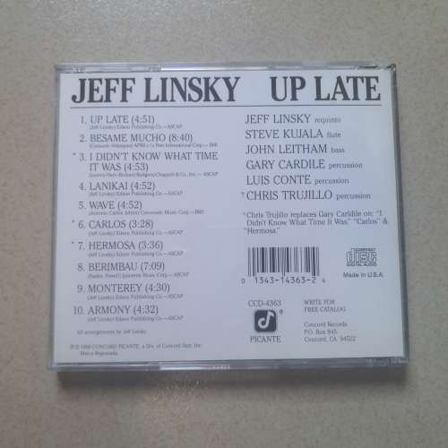 JEFF LINSKY UP LATE 美版