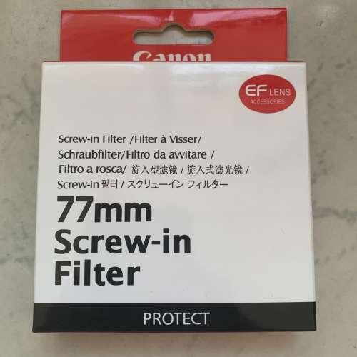原廠Canon 77mm Protect Filter 全新 77mm濾鏡