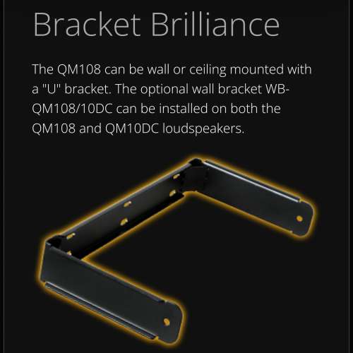 Quest - QM108 - 8" 2-way High Powered Cabinet